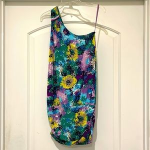 BCBGMAXAZIRA Tunic One Shoulder Dress Size XS